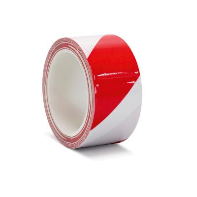 Bodenmarkierungsklebeband Schutzlaminiert rot/weiß 