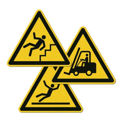 m2-Antirutschbelag Bodenmarkierungssymbol Dreieck Schenkellänge 600mm 