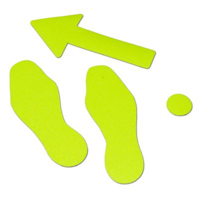 m2-Antirutschbelag Hinweismarkierung Tagesfluoreszierend R13 